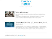 Tablet Screenshot of historiaehistoria.com.br